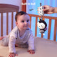 Tumama Black And White Baby Toys For 3 6 9 12 Months,Plush Hanging Rattles,Newborn Stroller Toys For Boys And Girls,4 Pack