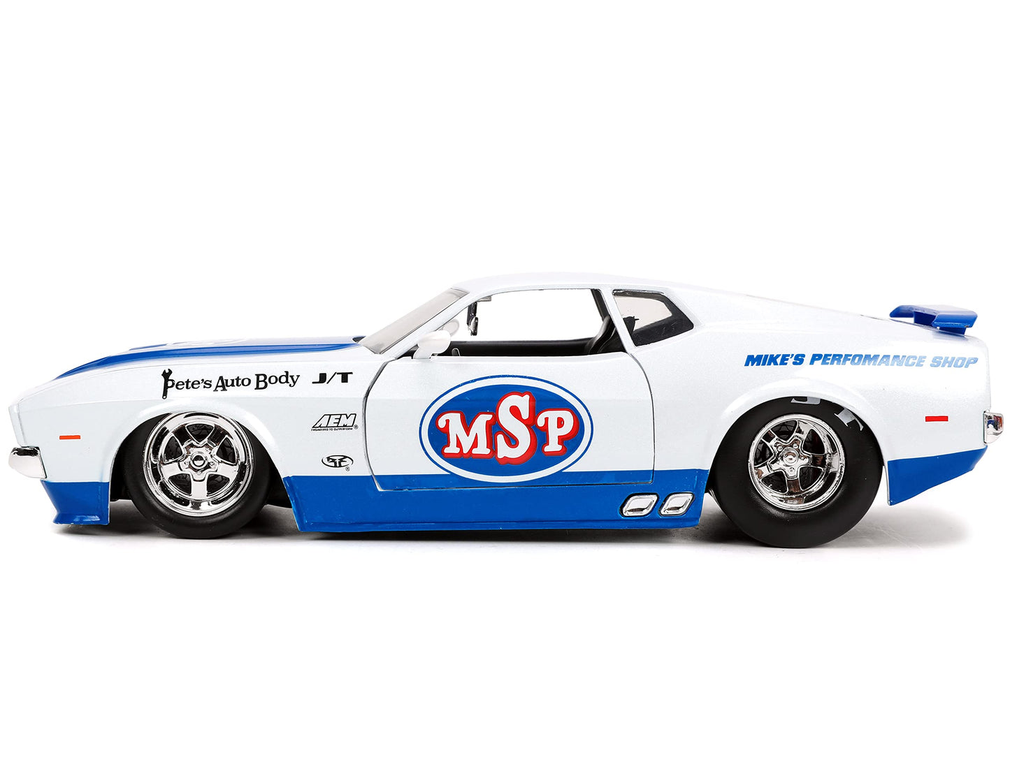 Jada Toys Big Time Muscle 1:24 1973 Ford Mustang Mach 1 Die-Cast Car, Toys For Kids And Adults