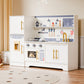 Joymor Kids Wooden Play Kitchen Sets, New Modern Children'S Wooden Toy Kitchen W/Refrigerators & Ample Play Kitchen Accessories,