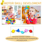 Intsinzi 46Pcs Montessori Lacing Toddler Beads Threading Toys For Toddlers Wooden Primary String Sewing Preschool Fine Motor Skills Educational Toy For 3 4 5 6Years Old Boys Girls