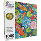Cross & Glory 1000 Piece Jigsaw Puzzle - Dragonfly Dreams Koi & Lilies Adventure, Large Size, 1.8mm Thick Cardboard, Vibrant Art