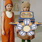 SAFIGLE Children Wearable Cardboard Plane: Airplane Costume for Kids DIY Paper Aircraft with Rotating Fan - Cardboard Car Fun Ou