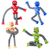 Sysama 4 Pcs Shape Changing Robot Toy, Telescopic Pop Tubes Sensory Toys For Kids With Autism, Adhd Fidget Baby Toys For Anxiety
