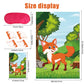 Eaezerav Pin The Tail On The Fox Party Game With 32 Tails Fox Woodland Animal Party Games Poster For Kids Birthday Party Carniva