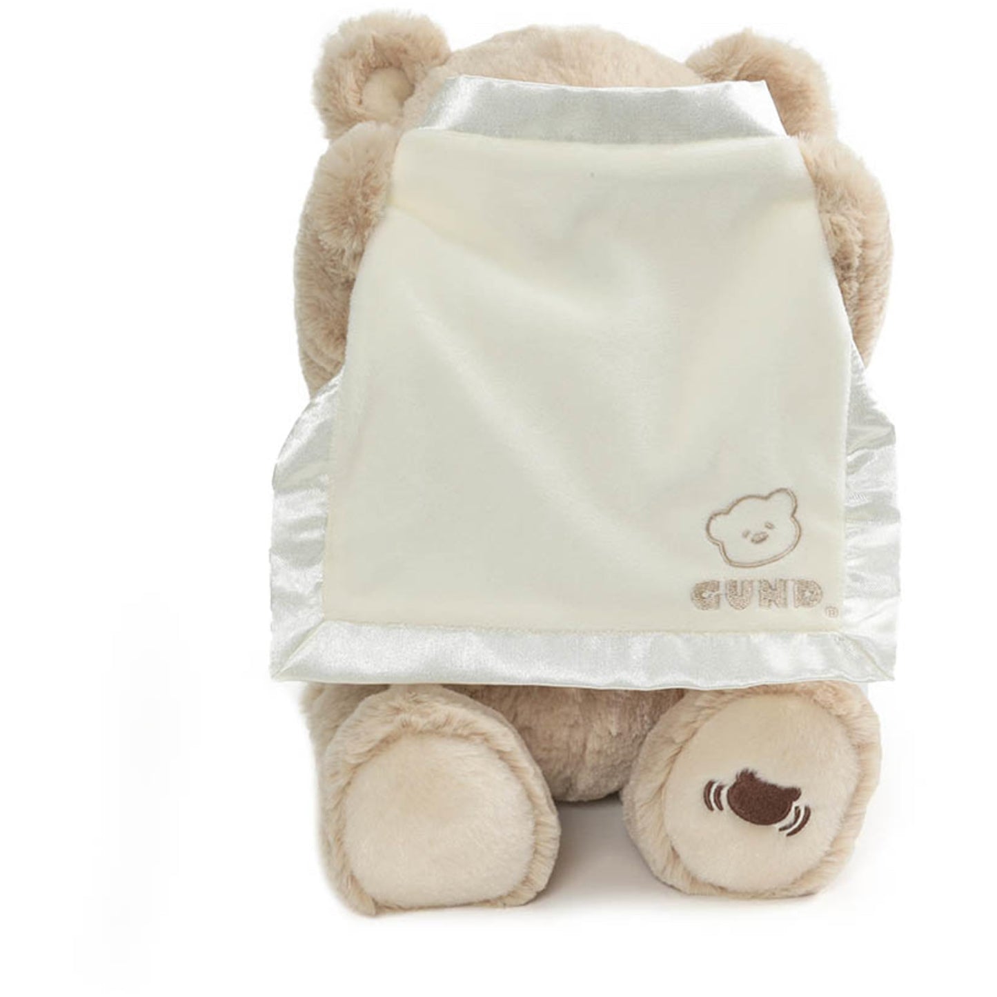 GUND Peek-A-Boo Teddy Bear Plush - Animated Stuffed Animal for Babies, 11.5", Multicolor, High Quality Materials, Model 6053525