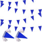 Lybutty 100 Feet Blue Pennant Banners Flags String Hanging Triangle Bunting Flags,Party Decorations For Grand Opening,Kids Birth