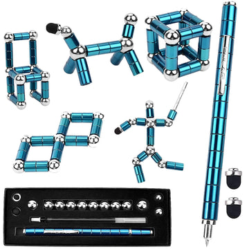 WQWQUU Fidget Pen,Magnetic Pen, Decompression Magnetic Fidget Toy Pen, Magnet Pen Fidget Toy Relieve Pressure Novel Toy Gifts fo