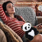 Suzzipals Warmable Panda Stuffed Animals, Microwave Heating Pads For Cramps, Anxiety & Stress Relief, Cuddly Panda Plushies With
