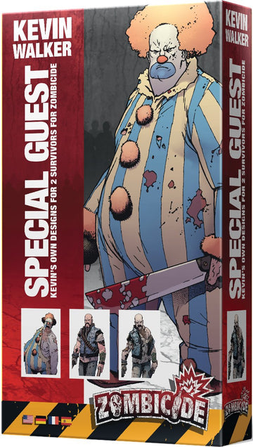 Cmon Zombicide Kevin Walker Special Guest Box - Unleash Two New Survivors And Their Infected Alter Egos! Cooperative Tabletop Mi