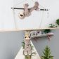 Queekay 2 Packs Sloth Stuffed Animal Hanging 18 Inch Three Toed Sloth Plush Toy With Hook And Loop Hands For Teens Adults Gifts Decors(Gray)