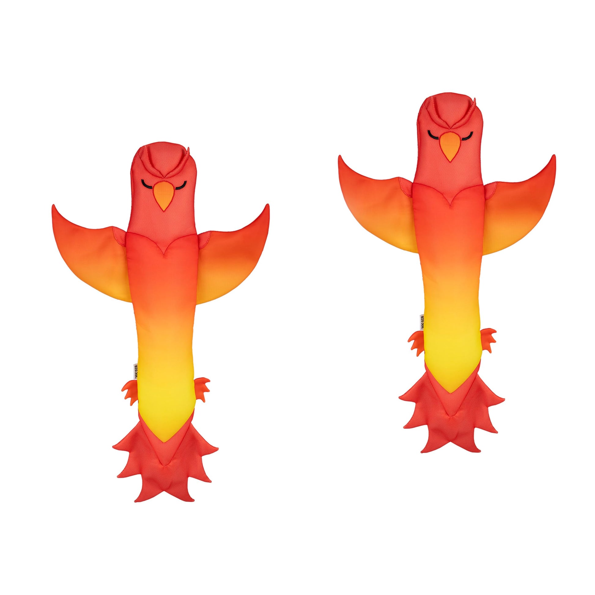 Big Joe Pool Pals No Inflation Needed Animal Floating Pool Toy, Phoenix Shape Mesh, Quick Draining Fabric, 4.5 feet, 2 Pack