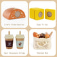 Pairpear Wooden Bakery Toy Food Playset,Kids Pretend Play Food Kitchen Accessories With Shopping Bag,Toddlers Cutting Food Gift