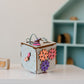 Brainuptoys Busy Cube For Toddlers Kids Children Baby - Travel Activity Busy Board – Wooden Sorter Toy - Montessori Toys Infant - Sensory Board - Learning Basic Life Skill - Time Telling Clock