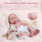 Jizhi 16'' Platinum Silicone Reborn Baby Doll Loulou - Realistic Newborn Girl For Kids & Toddlers
