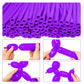 Lxzfcrg 260 Balloons Purple Long Balloons For Balloon Animals, Thickening Long Skinny Latex Twisting Balloon For Balloon Garland