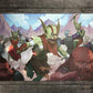 Fantasy North - Krazz - Goblin Bomber - Tcg Trading Card Game Playmat And Mouse Pad - 24 X 14 Inches - Perfect For Magic Mtg Com