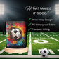 Soccer Card Binder 900 Pockets - Soccer Card Binder with Sleeves  Soccer Trading Cards Binder Collectible Trading Card Albums Organizer Case Fits 900 Cards with 50 Removable for Sports Game Cards