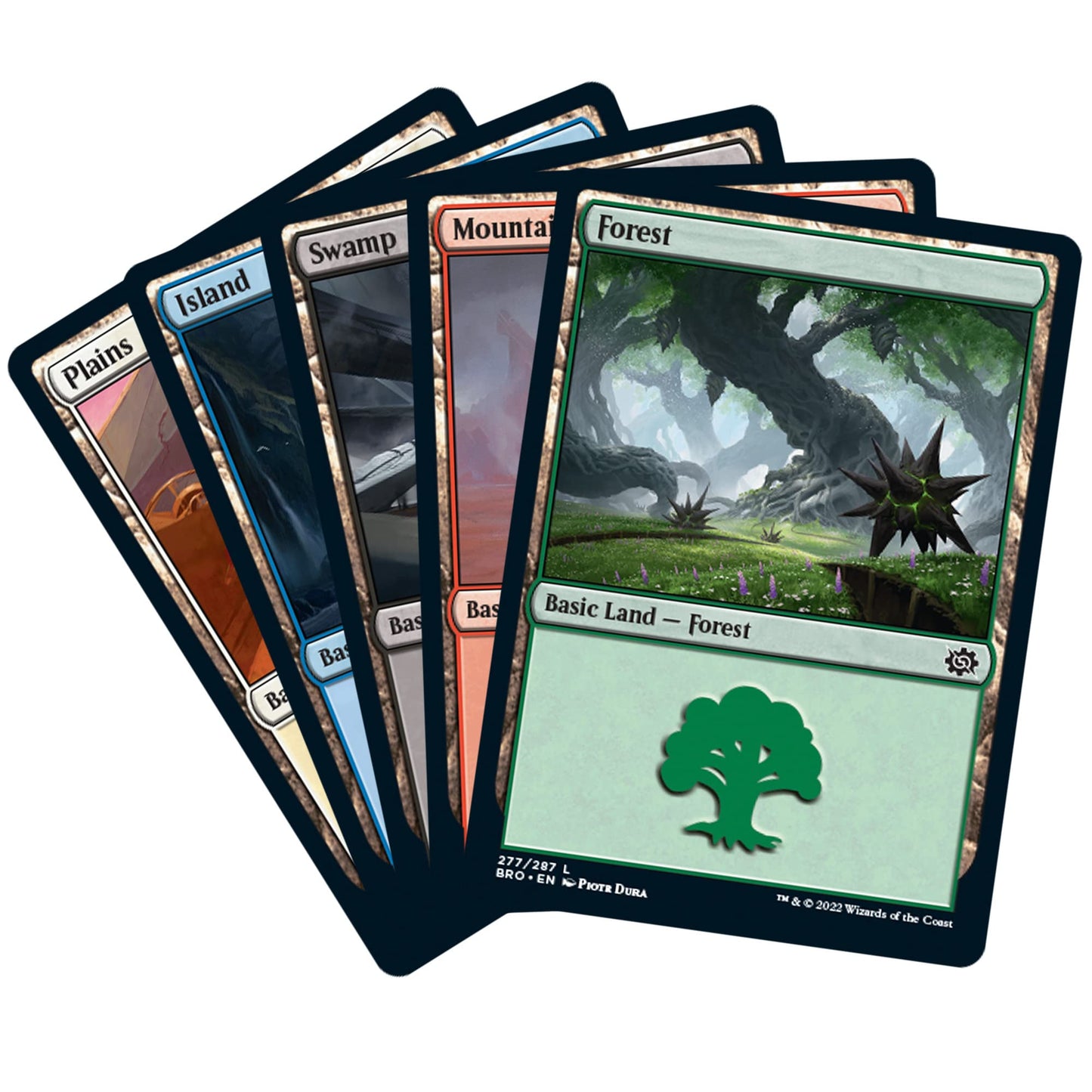 Magic The Gathering The Brothers War Bundle - Transformers Card, 8 Set Boosters, Green/Red, Model D03080000, Paper Material