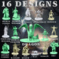 House Of Bodian Mythical Heroes Mini Figure Set For Rpgs - 93 Pcs In 16 Designs - Heroes And Monsters - Suitable Size For Dnd