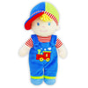 June Garden Soft Baby Doll - 14" Polyester Stuffed Toy - Blue Outfit, Model JGCM521010