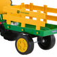 Peg Perego John Deere Ground Force Tractor With Trailer 12 Volt Ride On