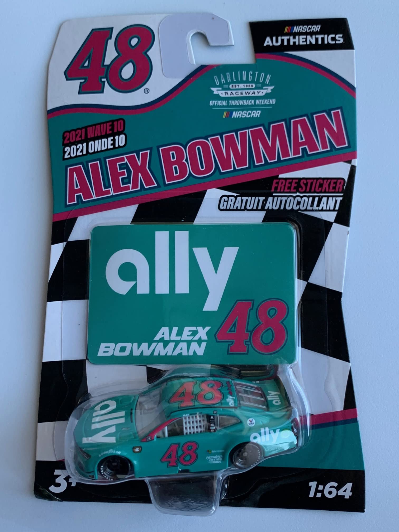 Nascar Authentics Alex Bowman #48, 2021 Wave 10