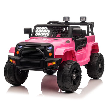 Winado 12V Kids Ride On Truck, Battery Powered Electric Kids Car Vehicle Toy W/Parent Remote Control, Openable Doors, Slow Start