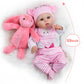 Babeside Reborn Baby Dolls, 20 Inch Handmade Real Life Baby Dolls Girl With 8 Pcs Reborn Baby Doll Clothes With Bassinet For Baby Doll, Baby Doll Clothes Outfit Accessories Fit Newborn Baby Doll Girl