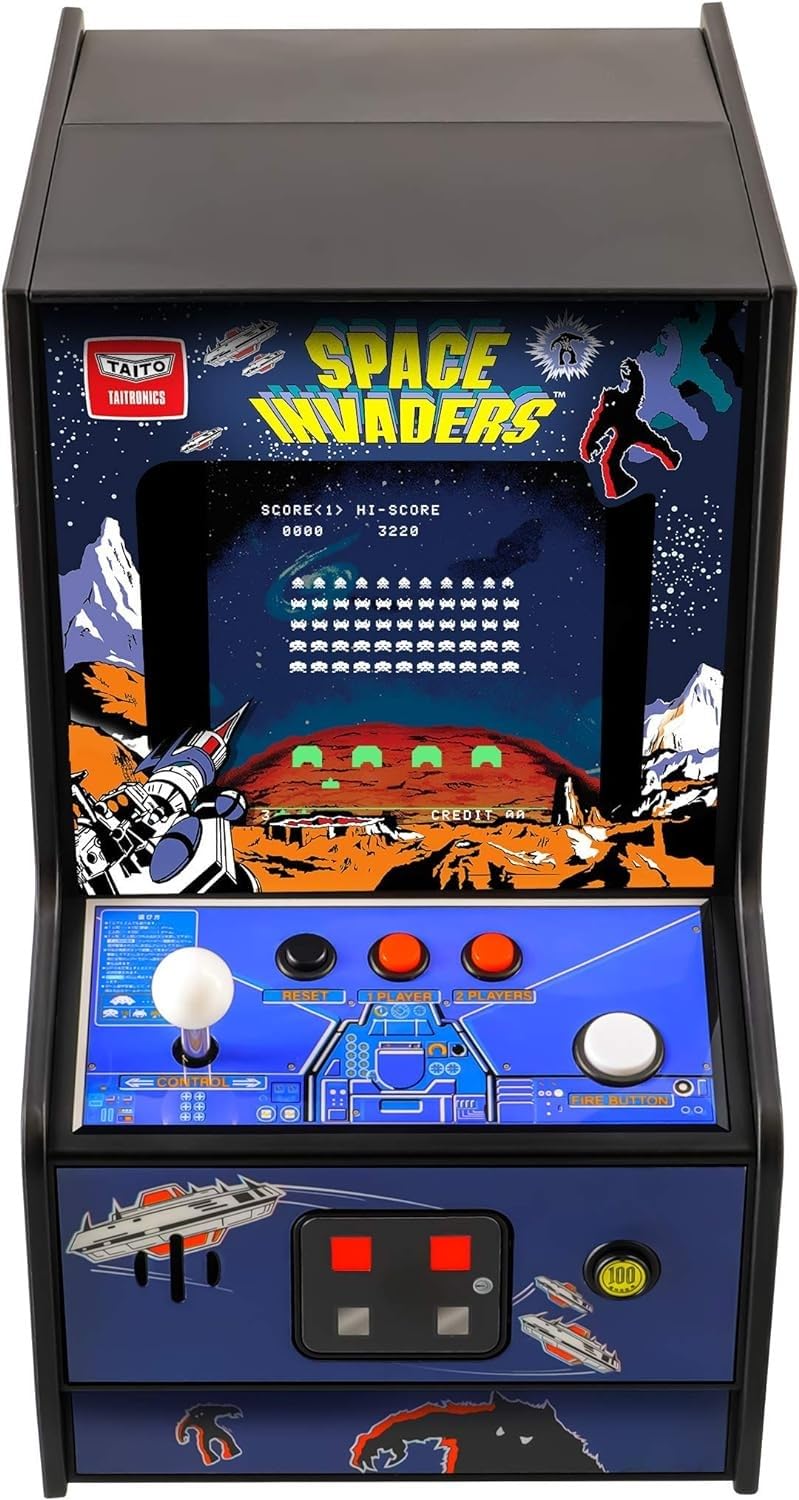 My Arcade Space Invaders Micro Player: Mini Arcade Machine Video Game  Fully Playable  6.75 Collectible enhanced Edition