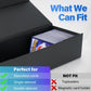 Sfsoc 1Pack Magnetic Trading Card Storage Box With 5Pcs Divider,Gaming Card Storage Box,Card Storage Box Fits For Mtg Playing Ca