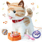 Or Or Tu Walking Talking Toy Cat With Remote Control Leash, Plush Pet Electronic Interactive Toys For Kids, Wag Tail, Singing, Pretend Dress Up Realistic Stuffed Cat Age 3 4 5+ Years Old Best Gift