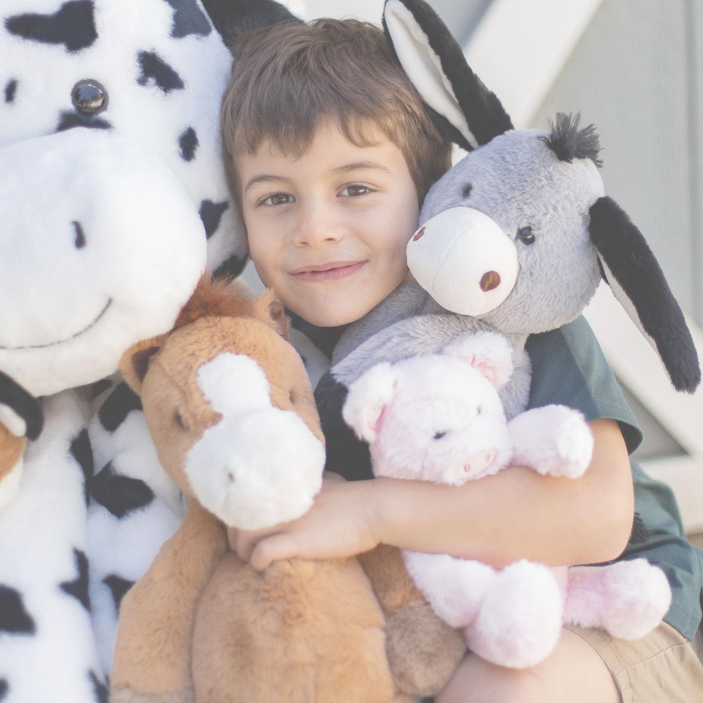 World'S Softest Plush Haps Horse, Lushee, Large, 16'' Stuffed Animal For Baby, Toddler, Kids, Adults - Horse Plush Toy-Adorable