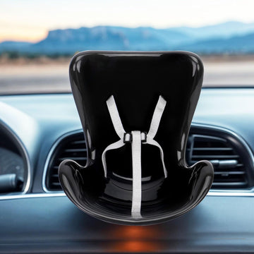 AYYKALLJ Doll car seat Compatible with Labubu, Vent Clip for 10-17cm Blind Box Toys, Secure Doll Seat with Adjustable Safety Str