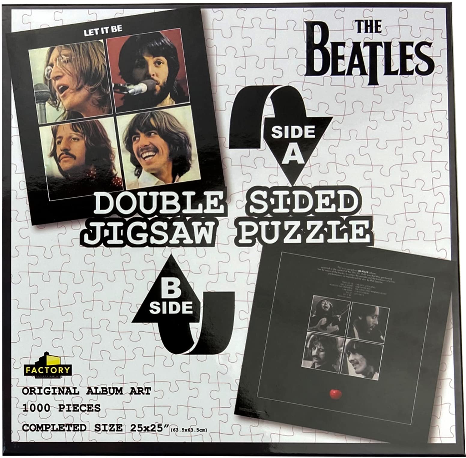 The Beatles - Let It Be Double Sided Album Art Jigsaw Puzzle