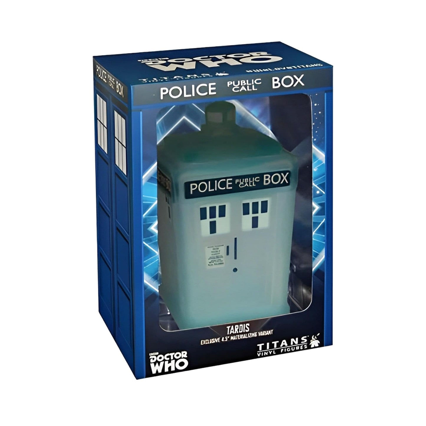Doctor Who 4.5' Tardis Vinyl Figure, Materializing Variant