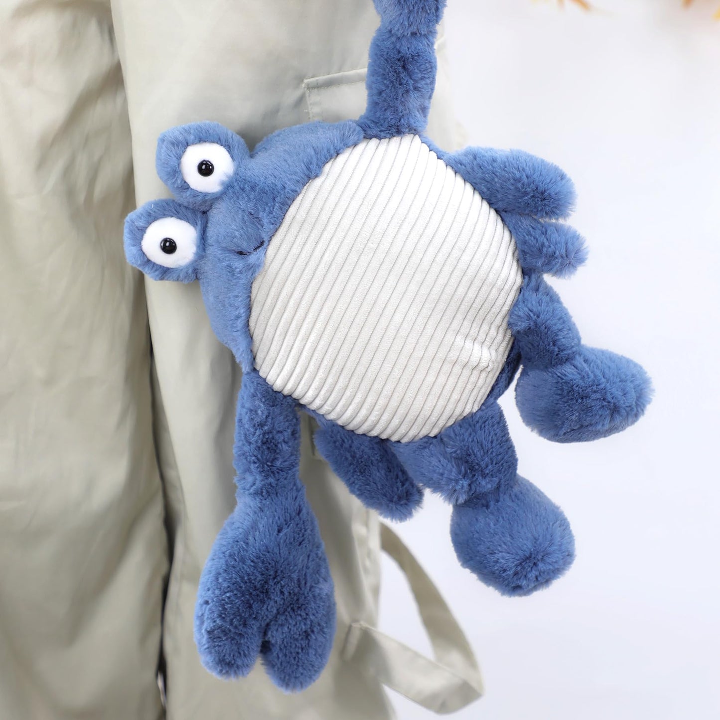 RECUR Plush Callinectes Sapidus Crab Stuffed Animal,Soft Plushie,12 Inches,Adorable Gift for All Ages