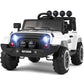 JOYLDIAS Kids Ride On Truck with Storage Space, 12V Childrens Electric Car with 2.4G Parental Remote Control, Music, Bluetooth,