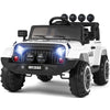 JOYLDIAS Kids Ride On Truck with Storage Space, 12V Childrens Electric Car with 2.4G Parental Remote Control, Music, Bluetooth,