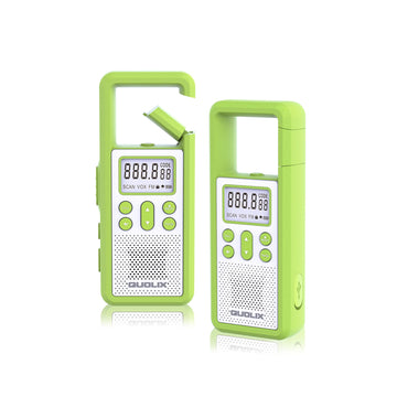 Rechargeable Walkie Talkie For Long Range 2 Pack,With Fm/Noaa, Weather Alert, Led Flashlight-Usb Charging,Volume Adjustment, Lde