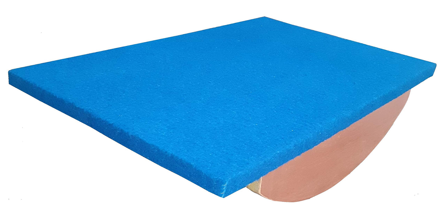 Tycoon Physio Solutions Wooden Balance Board Foot Rocker Leg Exerciser Occupational Physio Therapy,Simply Fit Board & Kids Balan