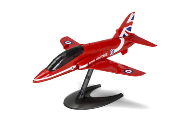 Airfix J6018 Quickbuild Model Airplane Kits For Adults & Kids - Red Arrows Hawk - Fighter Plane Plastic Model Kits, Block Building Sets, Snap Together Aircraft Models, Engineering Toys For Gifts