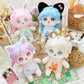 Niannyyhouse 20Cm Plush Doll Clothes Camisole Romper Kpop Doll Dress Up (Purple+Blue)