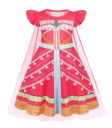 Wonderbabe Arabian Princess Costume For Girls Princess Dress Birthday Party Halloween Costume Cosplay Dress Up For Kids With Cap