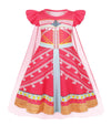 WonderBabe Girls Arabian Princess Costumes Dress Up Kids Halloween Party Fancy Cosplay Dress Birthday Dress up Costume for Girls