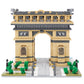 Geniteen Building Blocks Set Arc De Triomphe Model Micro Building Blocks 2020 PCS Famous Architecture Building Kit  Gifts for Kids and mature-themed