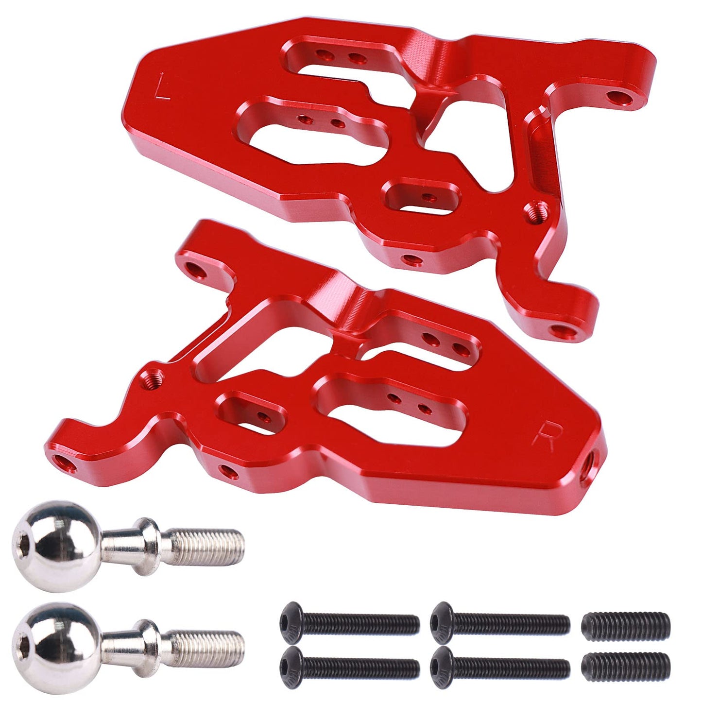 Aimrock Aluminum Front Lower Suspension A Arms w/Pivot Balls Upgrades Parts for 1/8 Typhon 1/7 Felony Infraction Limitless 6S BL