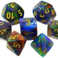 Chessex CHX27449 Dice-Festive Set, Rio/Yellow