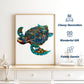 Jigfoxy Wooden Puzzles For Adults, Sea Turtle Wooden Jigsaw Puzzles,Unique Animal Shape Puzzles, Christmas Thanksgiving Gifts For Family Turtle Lover(Xl-22.8 * 19.3In-631Pcs)