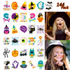 144 Pcs Halloween Temporary Tattoos, Waterproof Pumpkin Tattoos Stickers For Kids Children Party Favors, 72 Patterns Multicolor