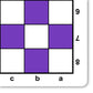 WE Games Mousepad Chess Board 20 in. Purple Color with Classic Design - enhanced Tournament Chess Mat  Perfect Travel Chess Board for mature-themeds
